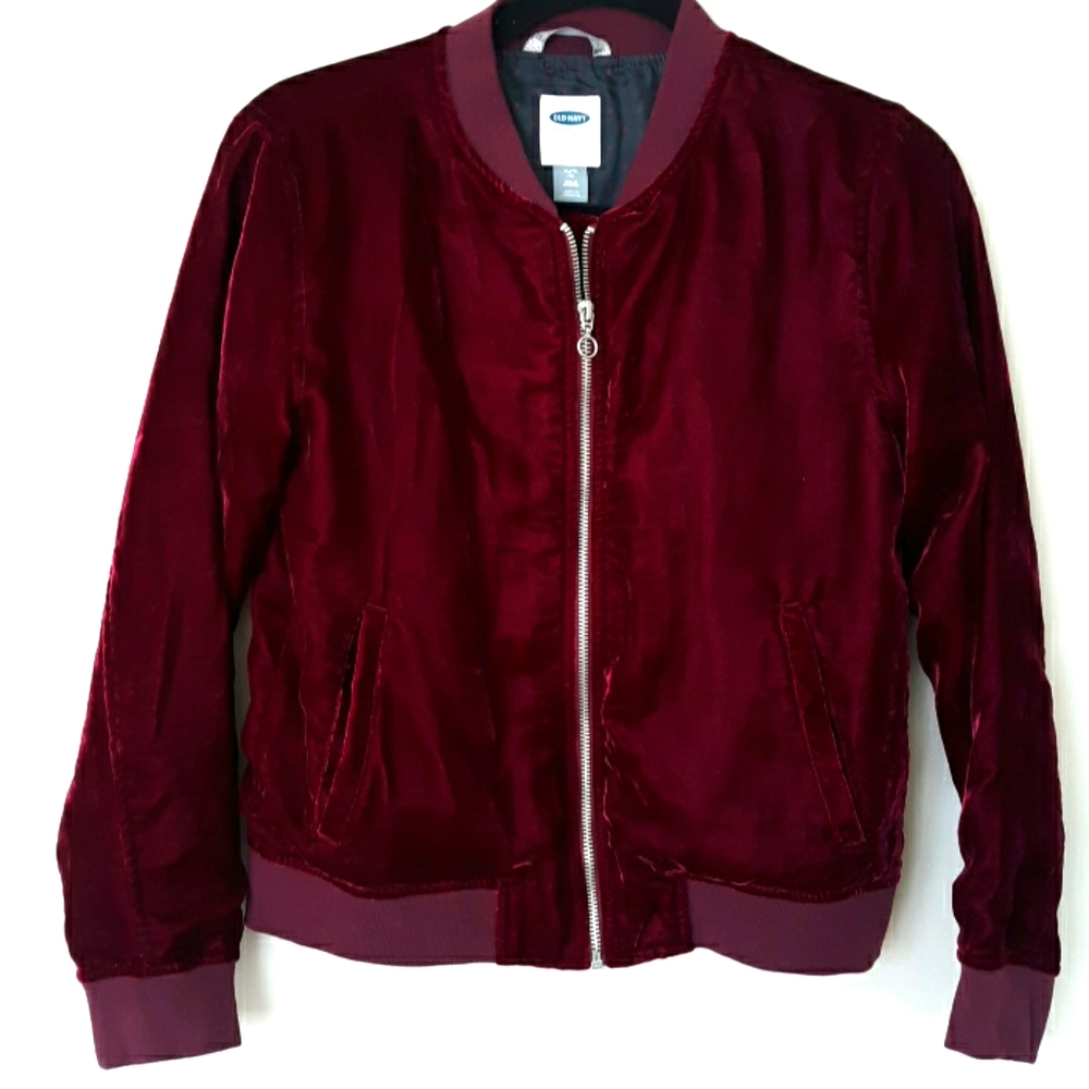 3 for $30.00 Old Navy burgundy bomber